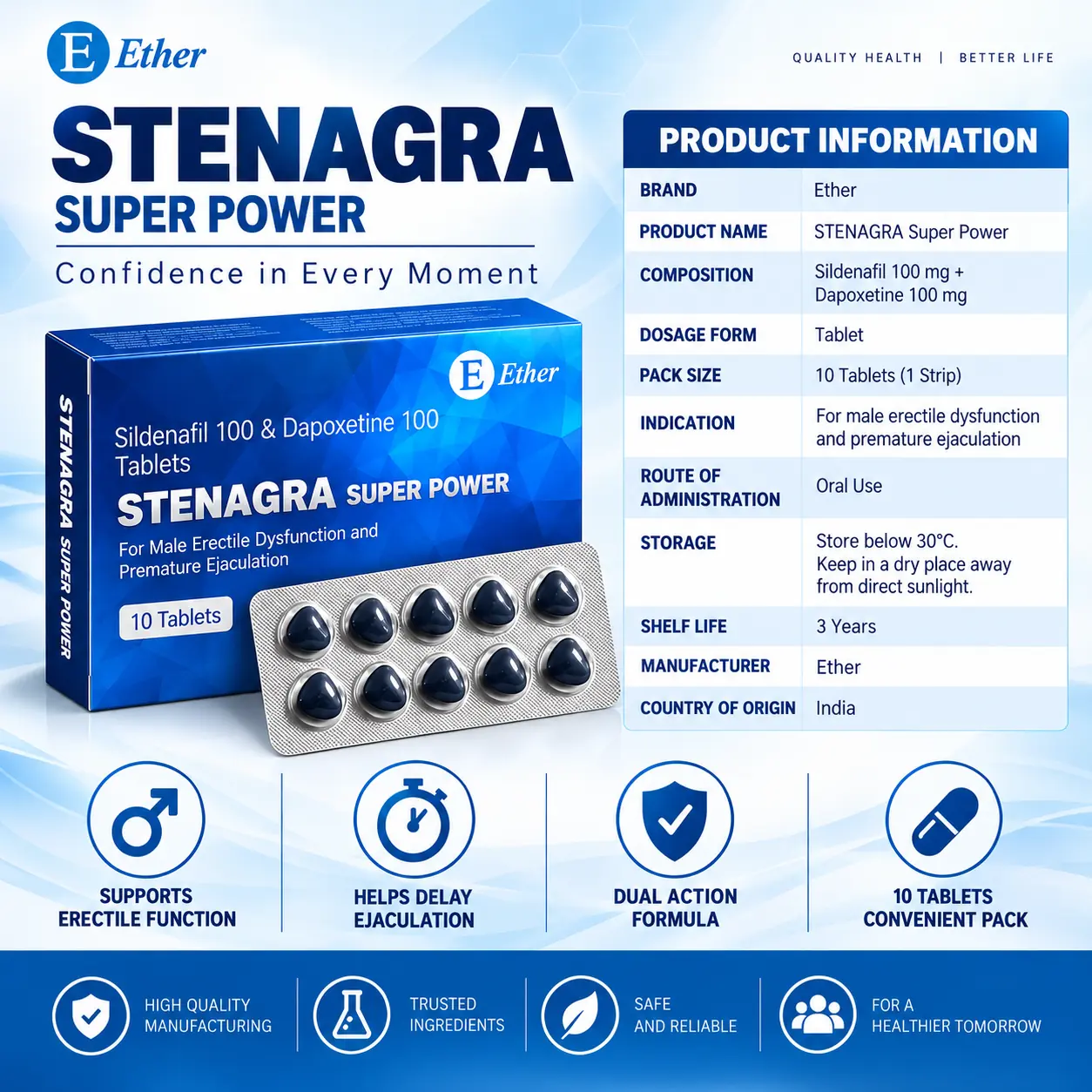 STENAGRA SUPER POWER๏ผBuy 1 get 1 free๏ผ - Image 2